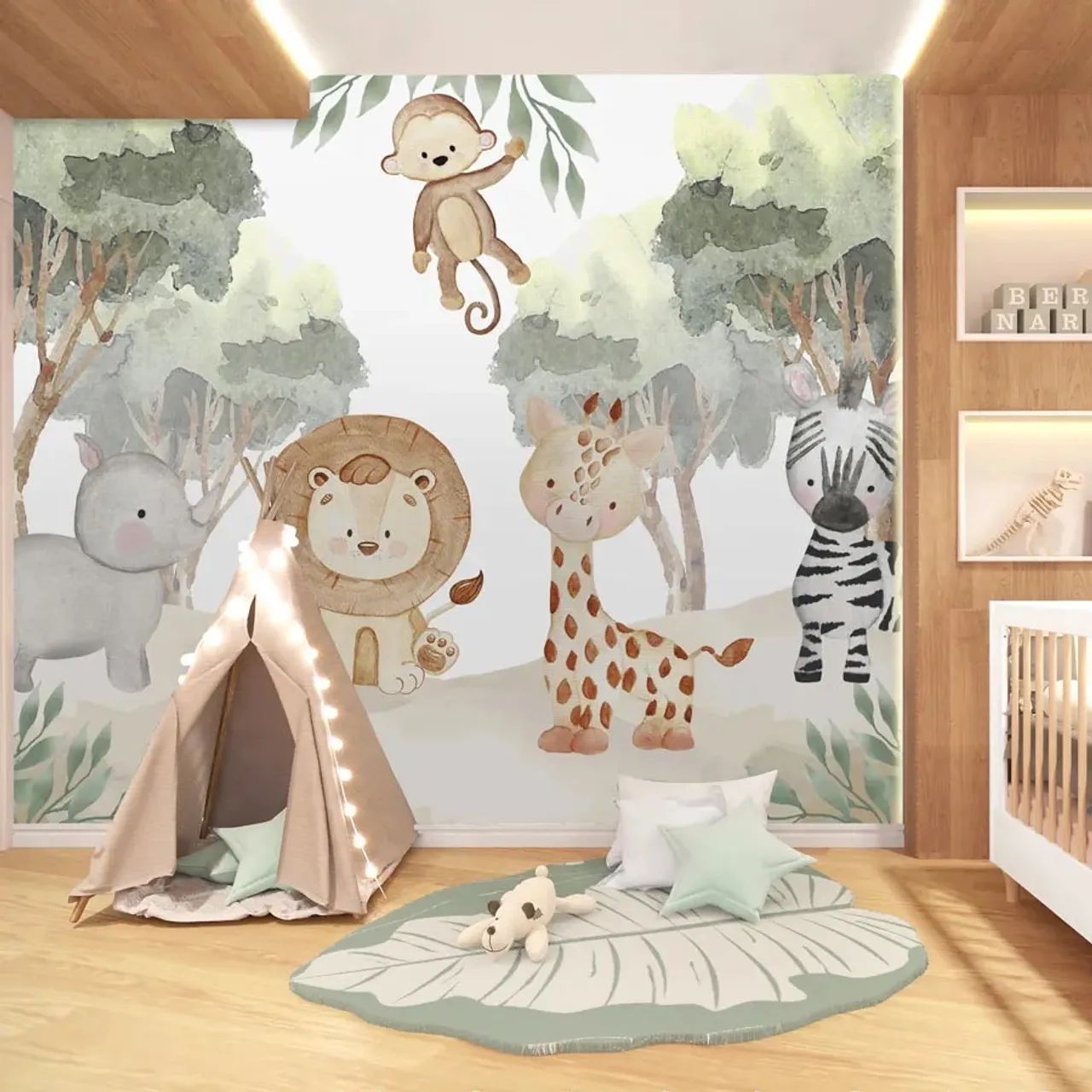 Painel papel de parede selva LILIBEE novo - Decorações Para Casa ...