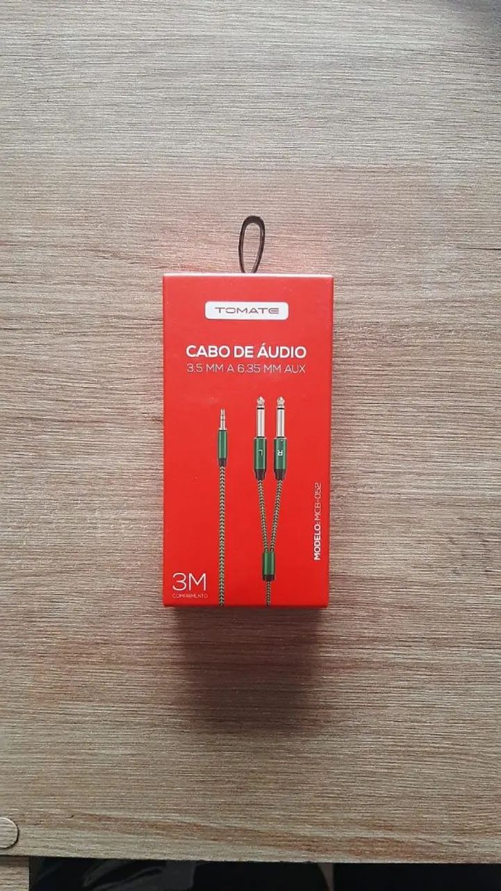 Cabo de Áudio P2 Para 2 P10 - Instrumentos Musicais 