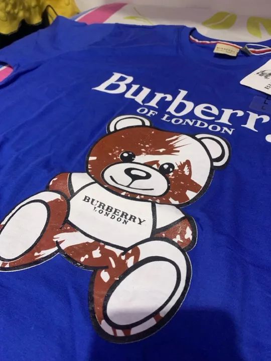 Camiseta masculina Burberry Azul - Foto 2