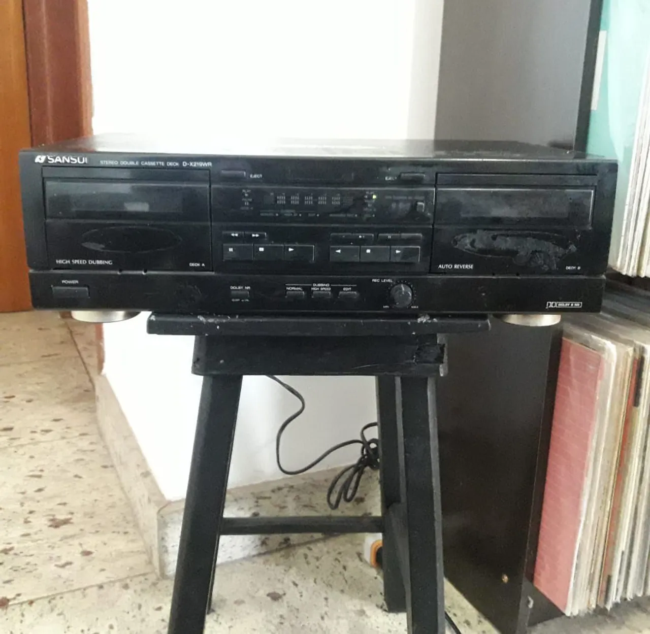 Tape Deck Toca Fitas Sansui não Receiver Gradiente Marantz Technics Sony Pioneer JVC