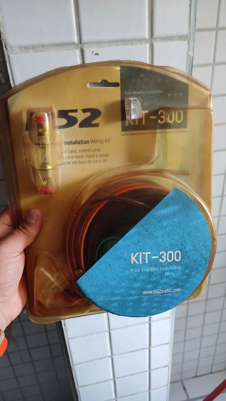 Kit cabo RCA + fusível B52 