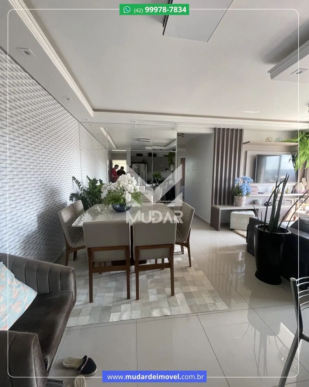Apartamento de 3 quartos em Oficinas  Mobiliado - Foto 5