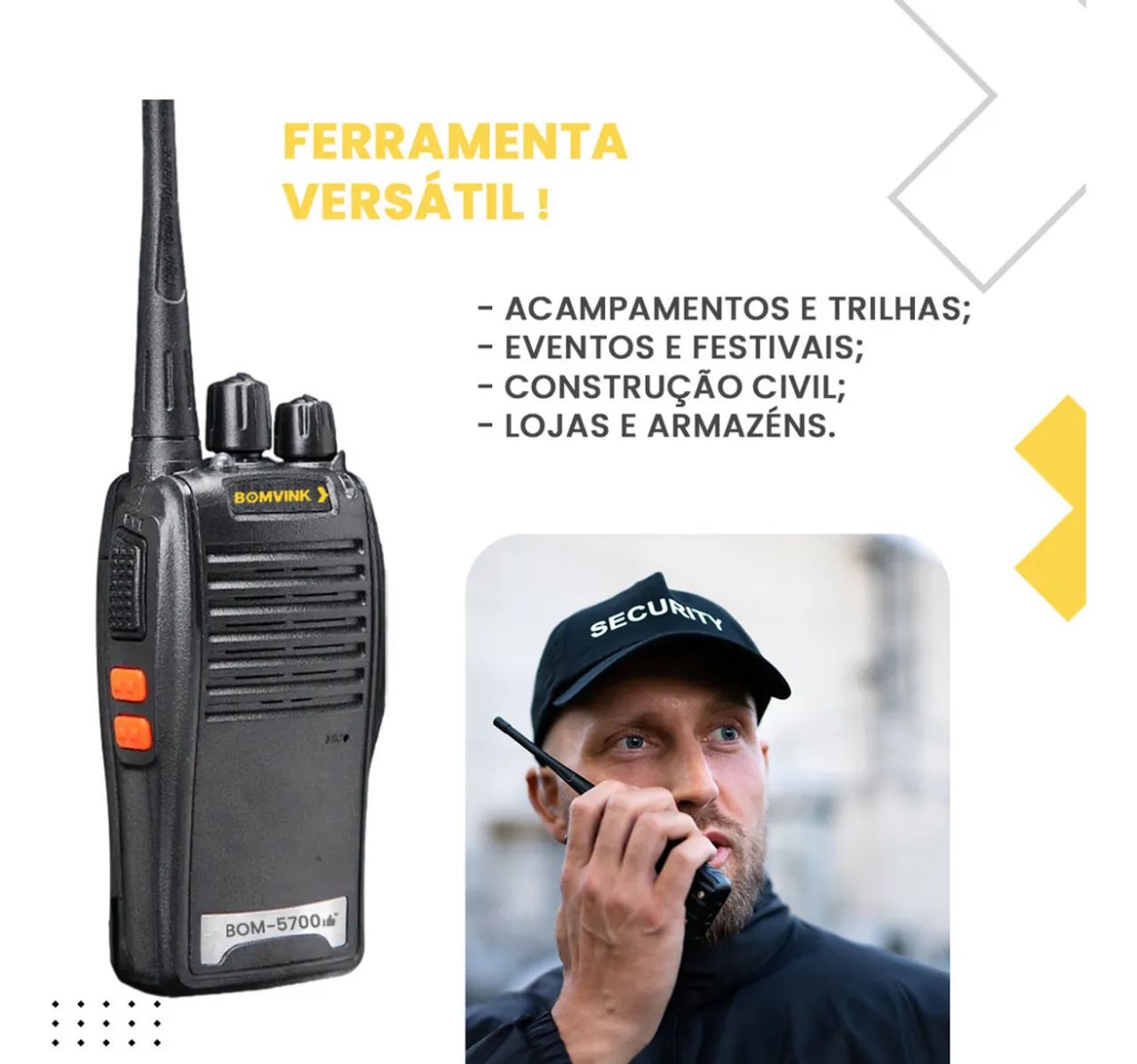 Rádio Comunicador Walkie Talkie  - Foto 5
