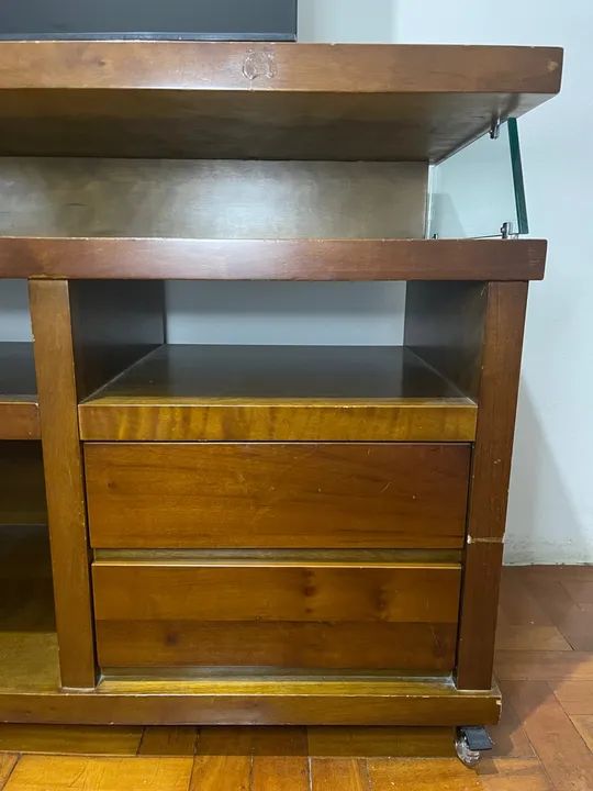 Rack de TV em madeira maciça64291056679937123