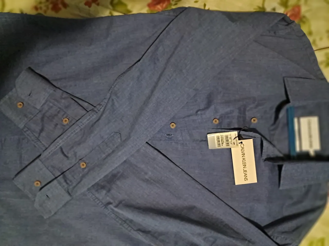 Camisa Calvin Klein Jeans Azul