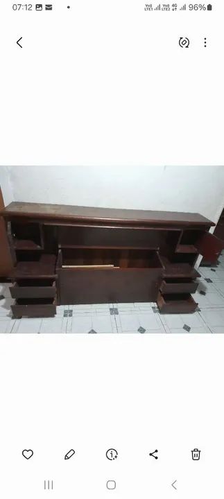 Cabeceira de cama de solteiro - Com Gavetas - Foto 2