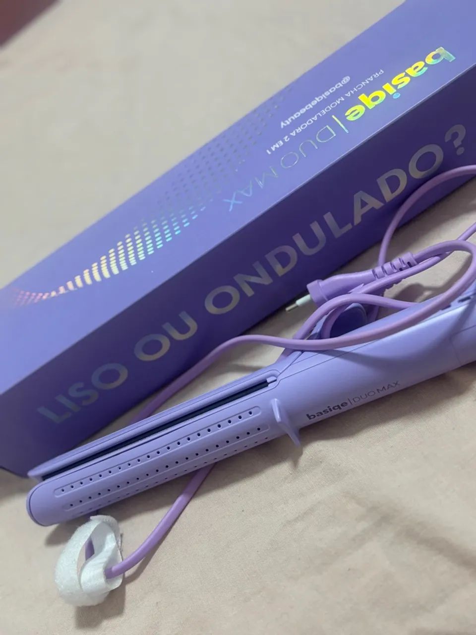 Prancha Modeladora Basique Duo Max 2 em 1 (aceito ofertas) - Foto 2