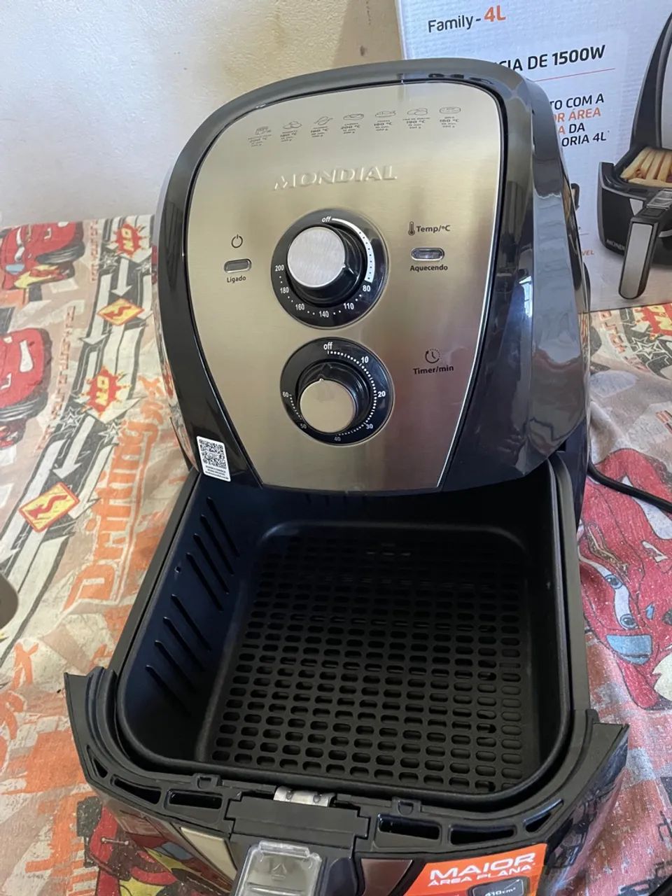 Air Fryer Mondial Family 4L - 1500W - Novo - Foto 4