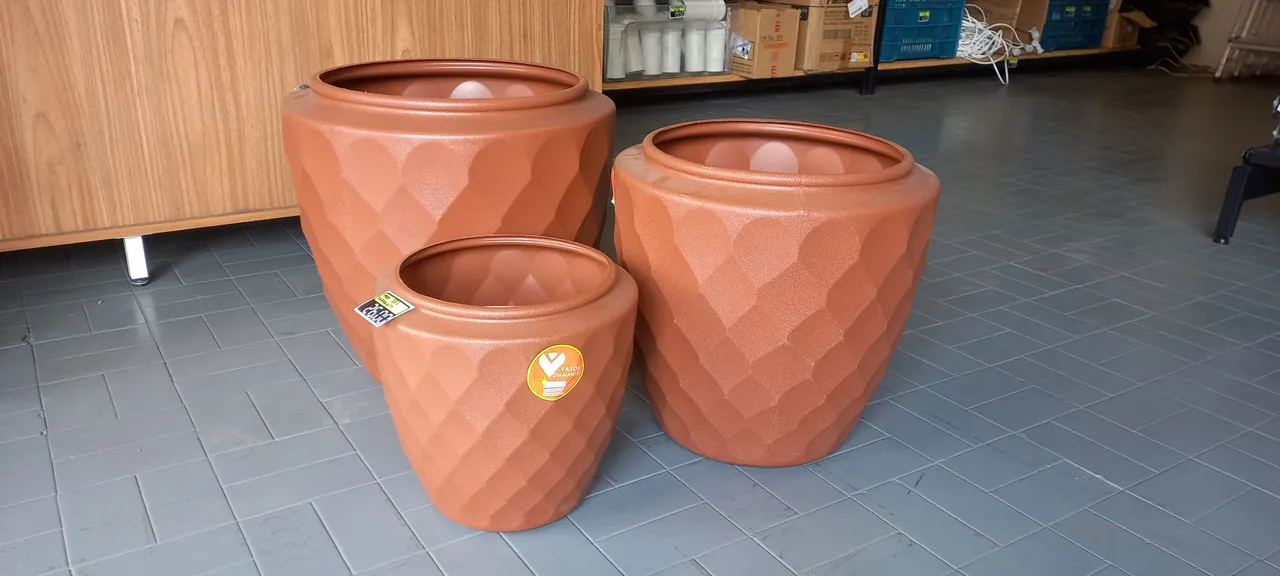 Vasos de plantas de Polietileno