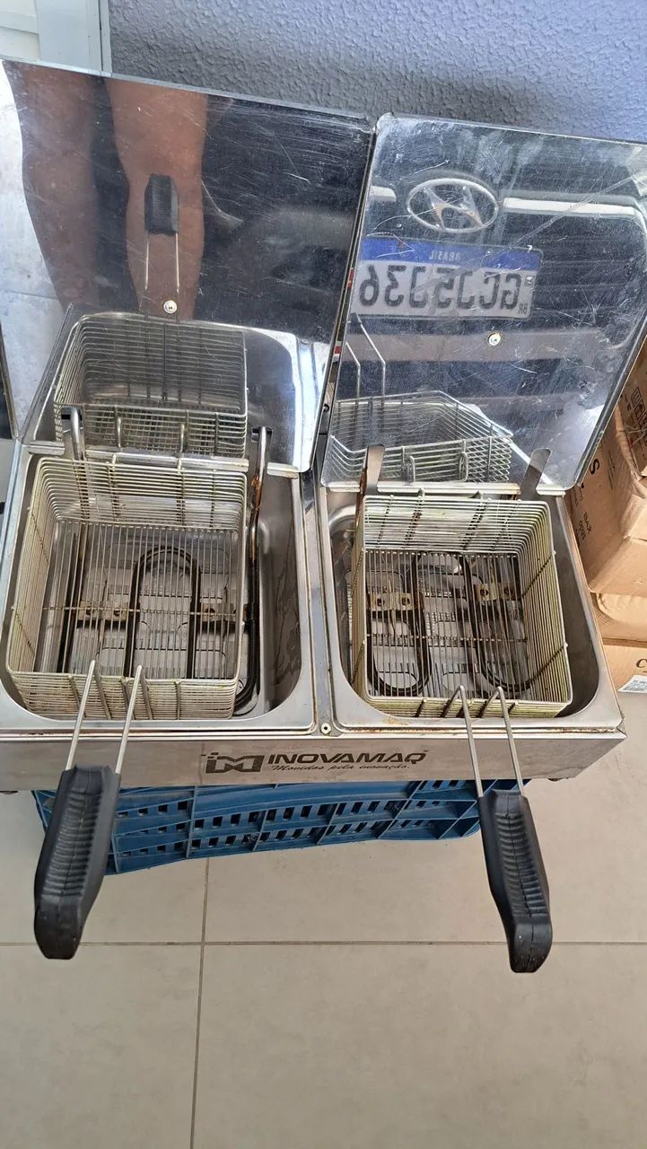 Freidoras Dupla Inovamaq - Semi-Novas - Foto 3