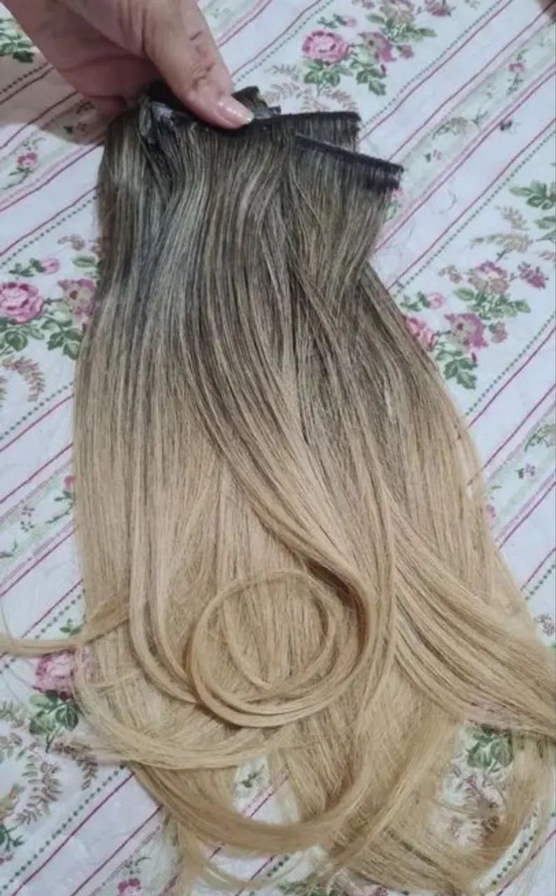 Mega Hair Loiro Claro - 100% Humano - Foto 2