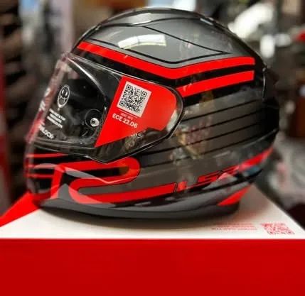 Capacete LS2 FF353 Rapid Circuit Preto e Vermelho - 58
