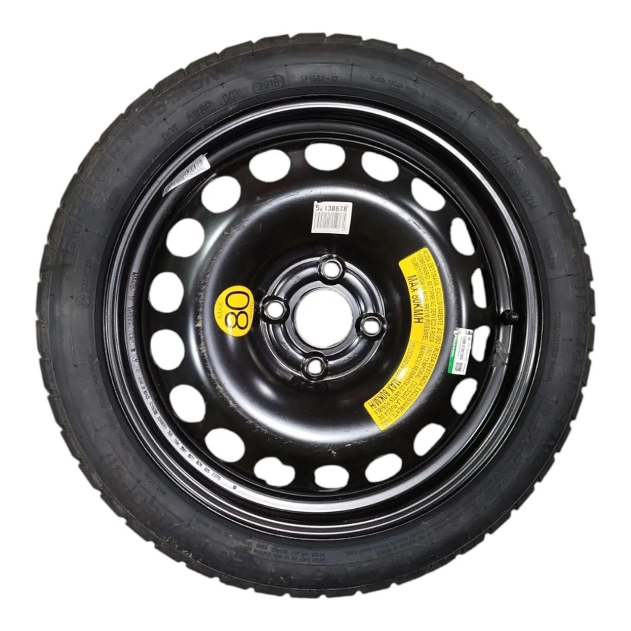 Estepe 115/70/16 Gm Chevrolet Spin 2014 2020