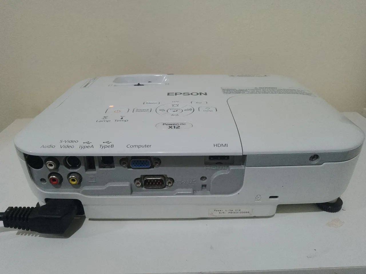 Projetor data show Epson Power lite X12 - Foto 3