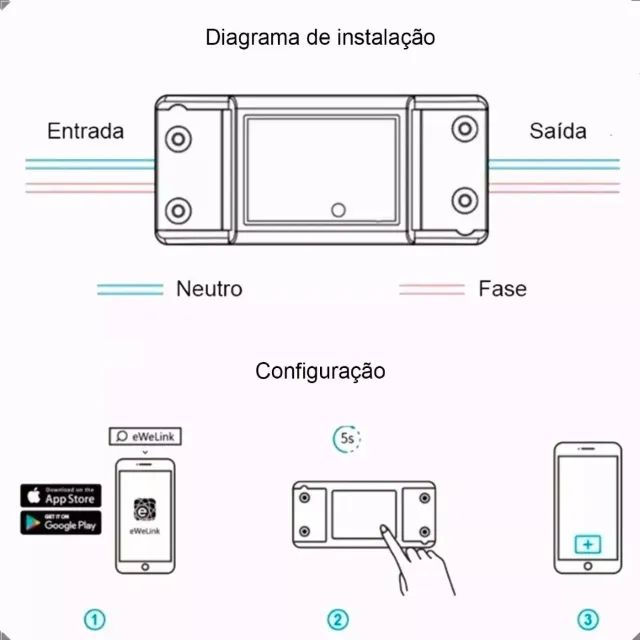 Interruptor Inteligente Wi-Fi 10A - Controle via SmartLife, Alexa & Google - Foto 6