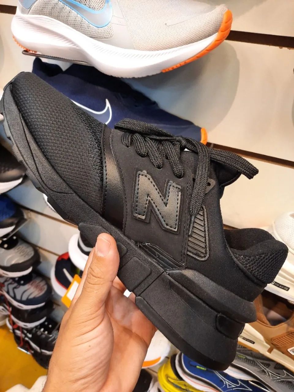 Tênis New Balance 997 Preto Masculino Couro - Foto 3