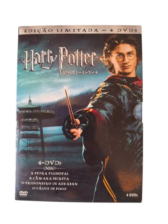 Coleção Harry Potter 4 DVDs em ótimo estado - Foto 4