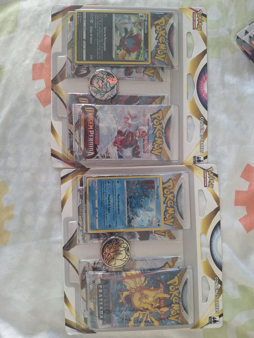 Pokémon 2 quadripack espada e escudo, lacrados