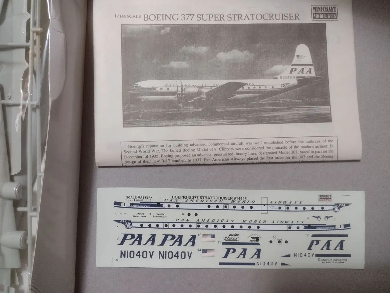 Boeing B-377 Stratocruiser - Miniatura de avião - Foto 3