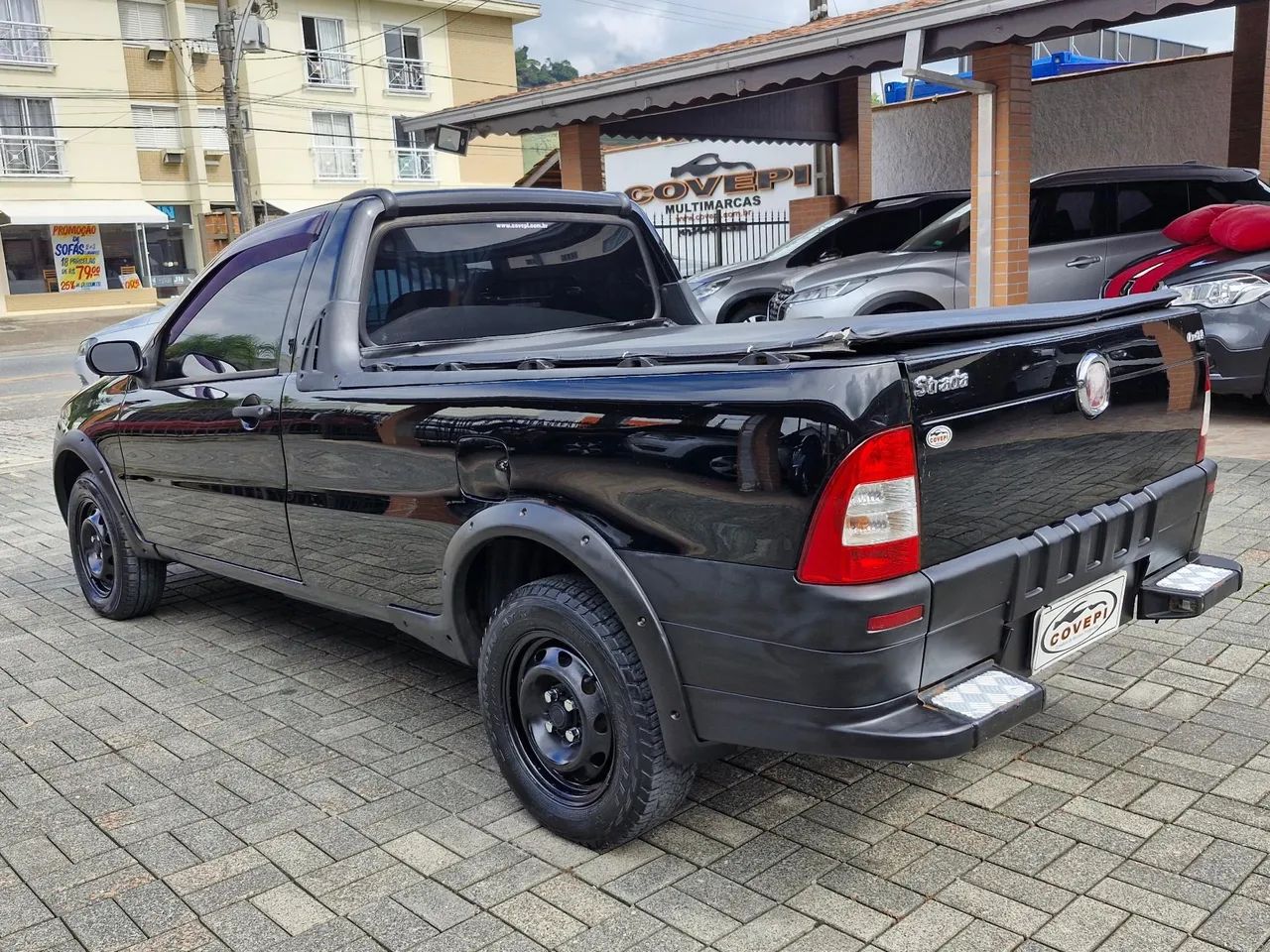 STRADA 1.4 MPI FIRE FLEX 8V CS  PRETA 2010/2011 - Foto 5