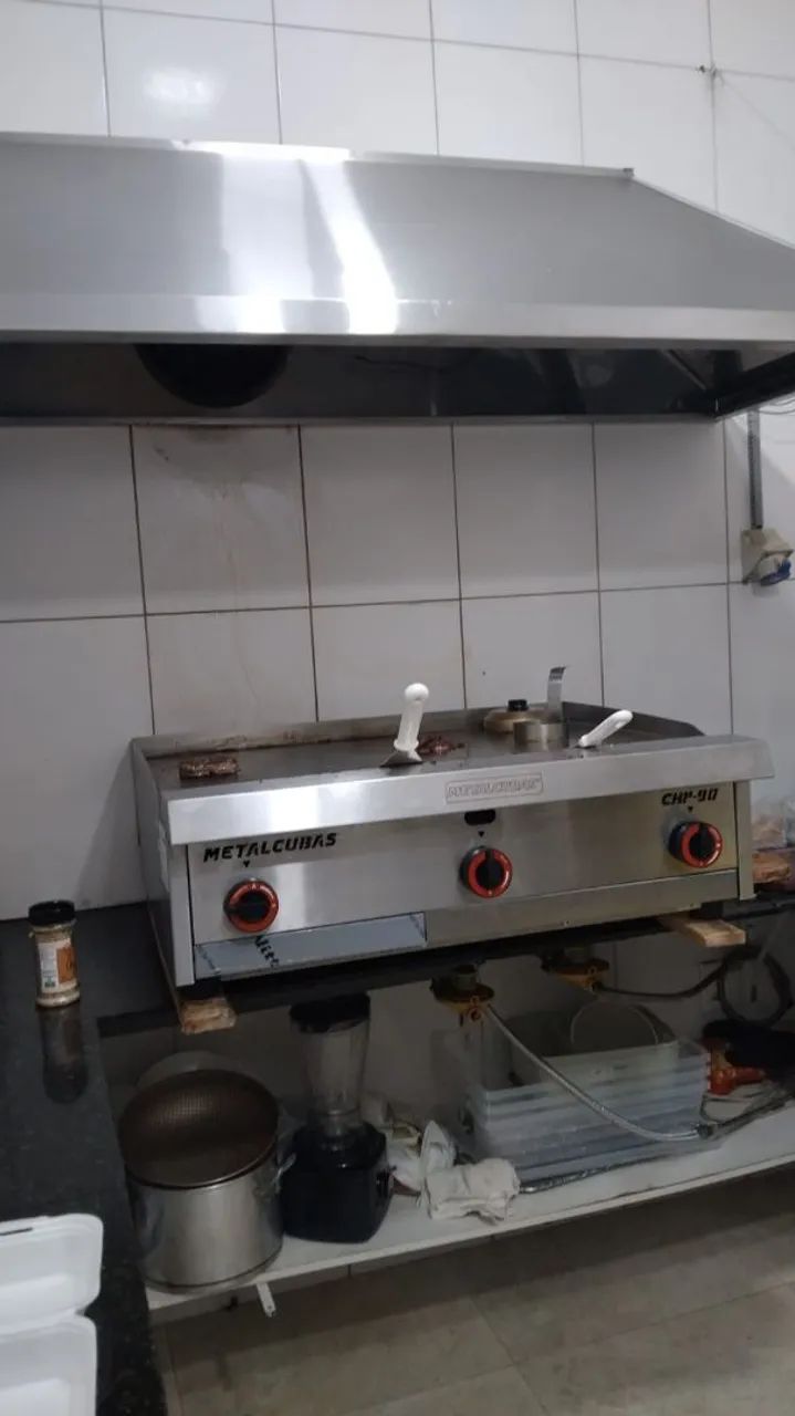 Kit Hamburgueria - Chapa e Utensílios