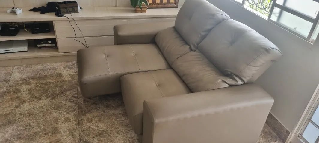 Sofa 2 lugares retrátil e reclinável - Foto 2