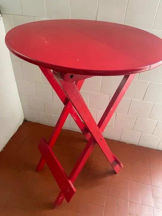 Mesa Dobrável de Madeira - Foto 3