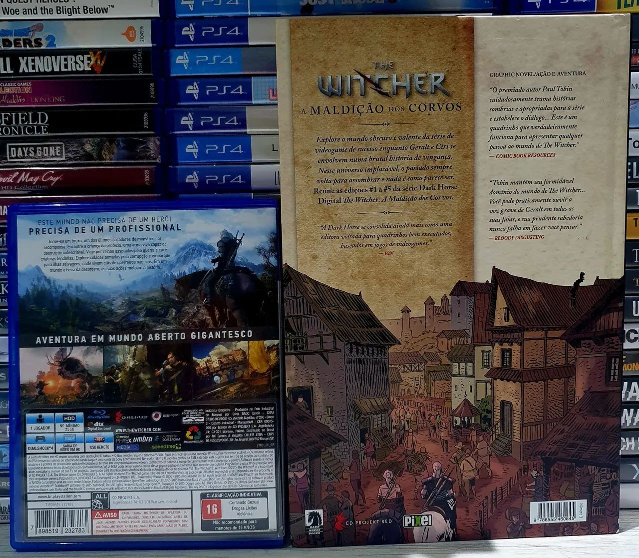 Jogo Ps4 The Wicher 3 + HQ The Wicher A Maldição dos Corvos - Foto 3