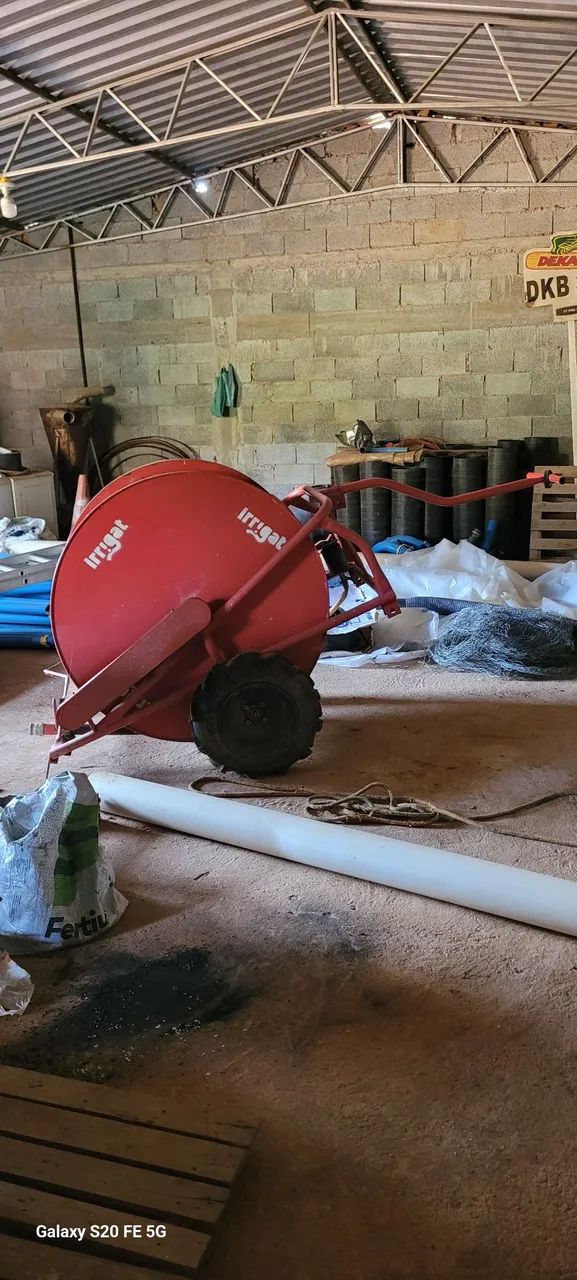 Carretel Irrigação - Irrigat 120/50 + Bomba Schneider 10 cv  - Foto 2