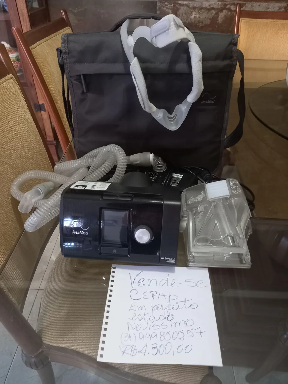 CPAP ResMed AirSense 10 - Novo