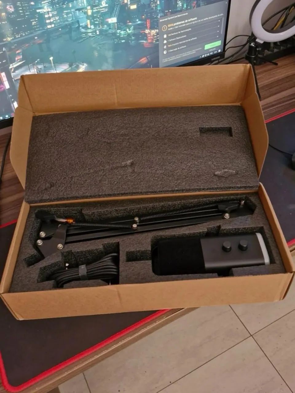 Microfone XLR Dinâmico Fifine AM8T Novo e Lacrado - Foto 3