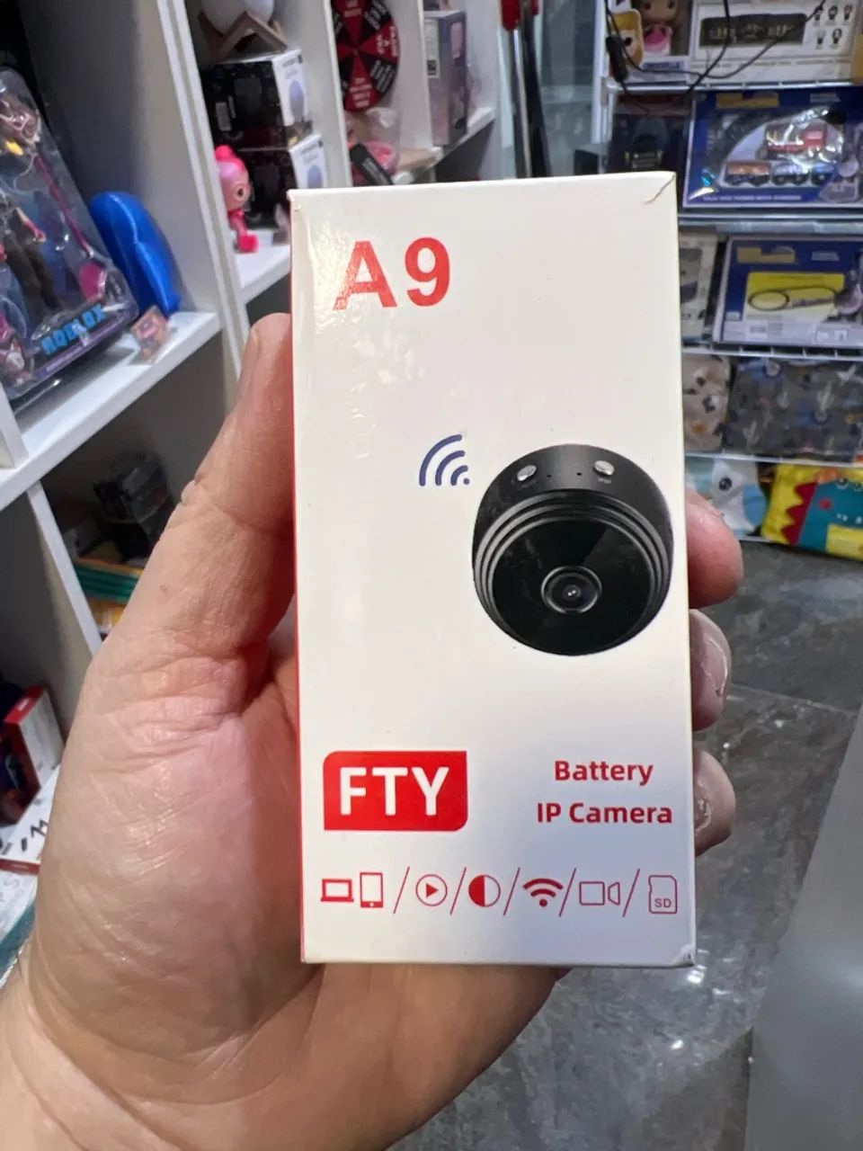 Câmera IP A9 - Mini Câmera de Segurança com Bateria453824959921541120