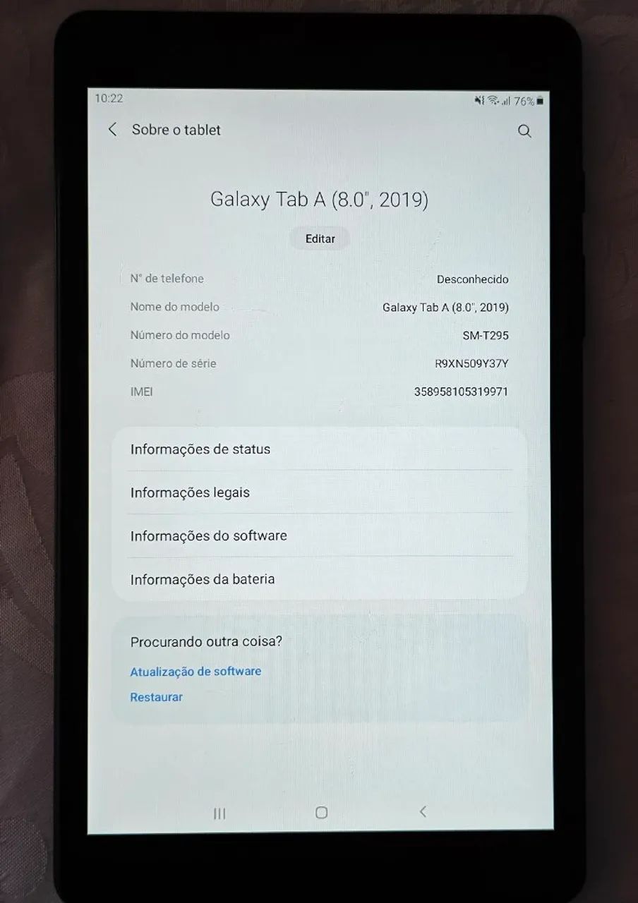 Tablet Samsung Tab A 8.0" SM-T29564289087553155122