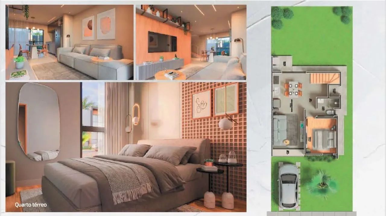 LANÇAMENTO, CASA DUPLEX NO BAIRRO SIM 3 QUARTOS SENDO OS 3 SUÍTES - Foto 5