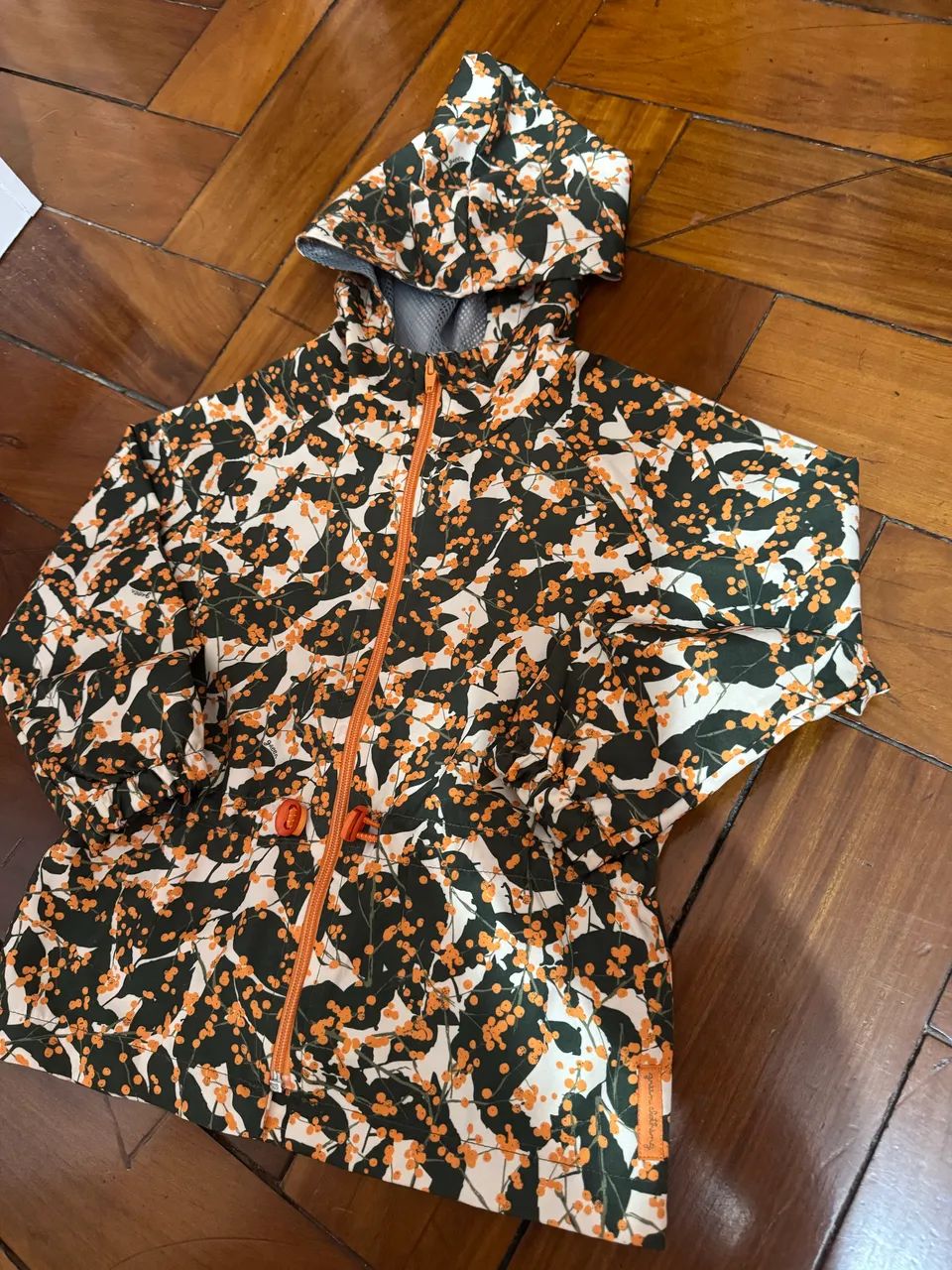 Corta vento infantil menina Green 24 meses 