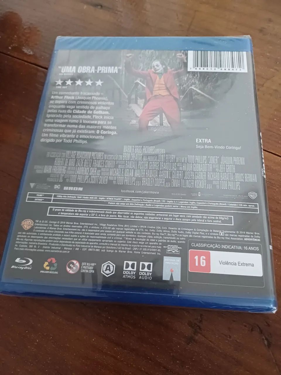 Blu-ray Coringa - Joaquin Phoeni lacradox - Foto 2