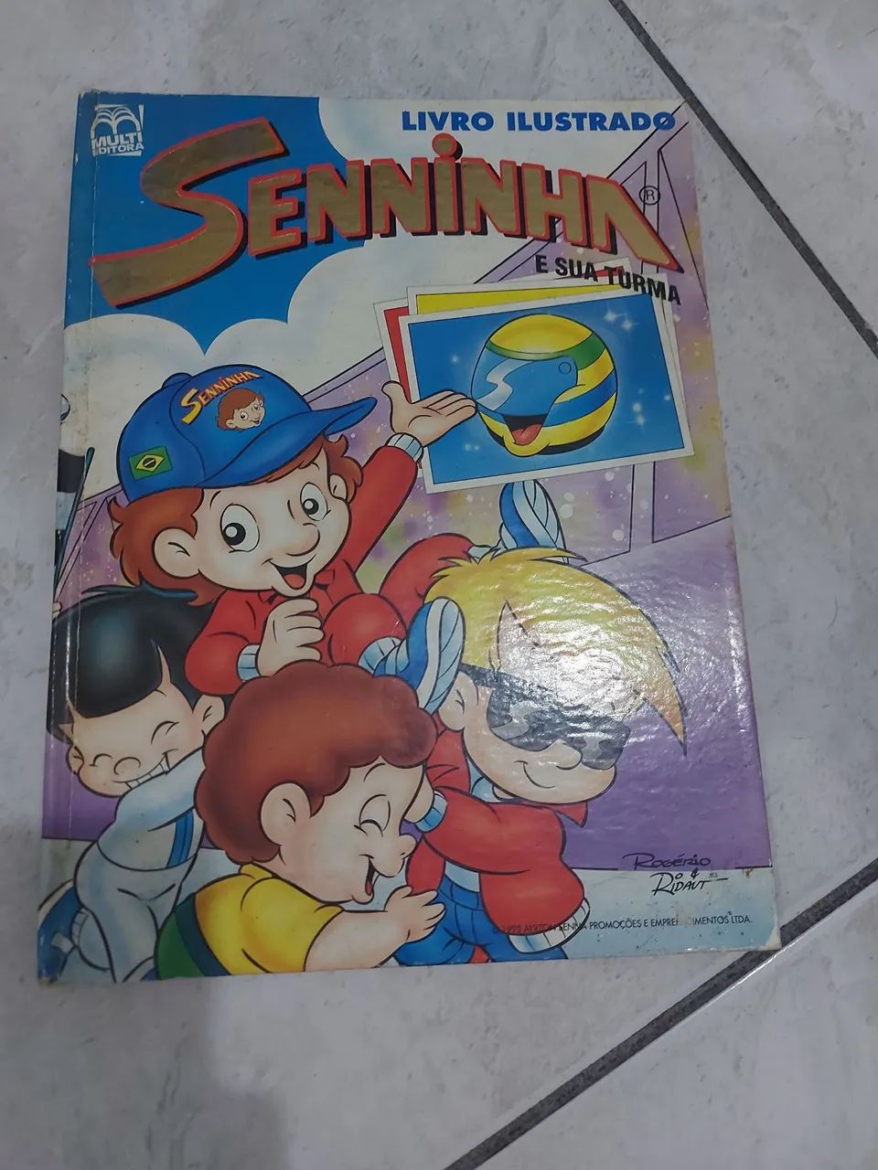 Livro Ilustrado Senninha e Sua Turma Ótimo estado 