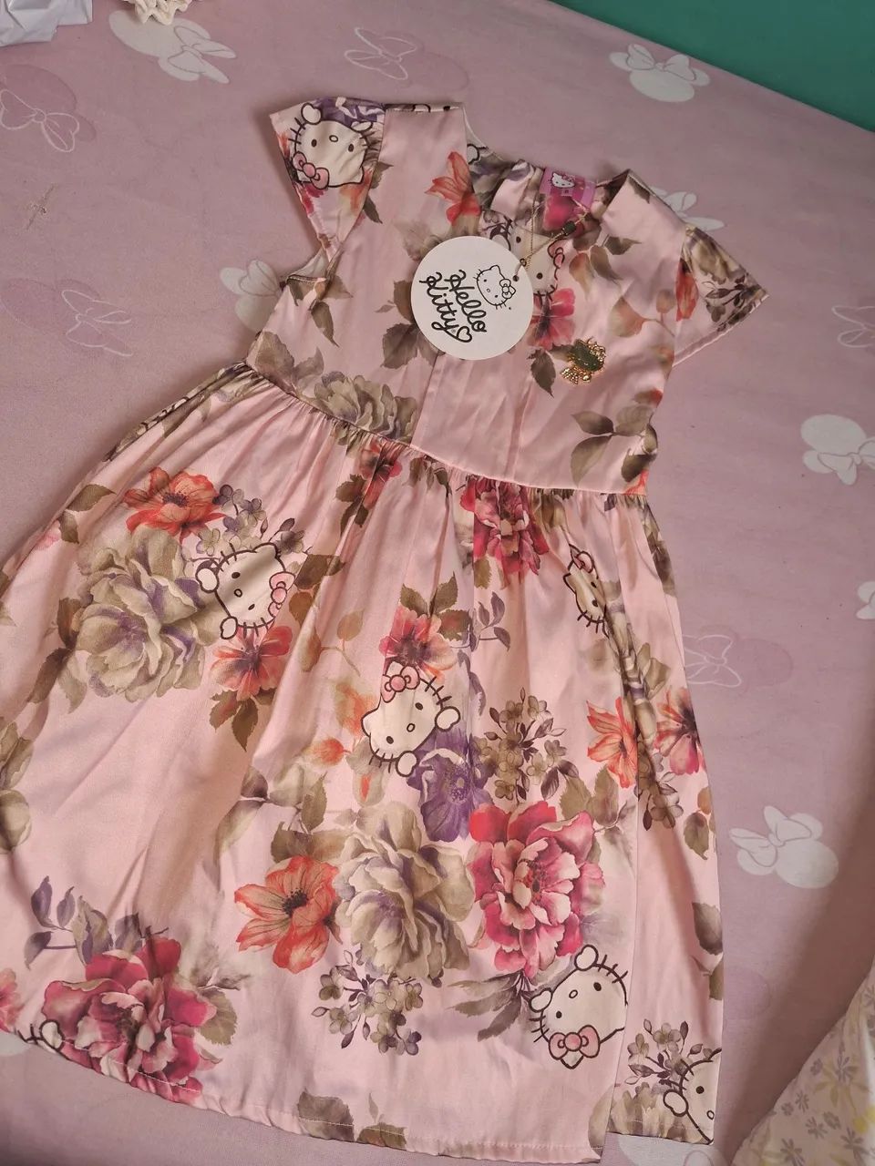 PEÇAS P MENINA NOVAS SERVE 5 E 6 ANOS KUKIÊ, INFANTI, HELLO KITTY ETC - Foto 5
