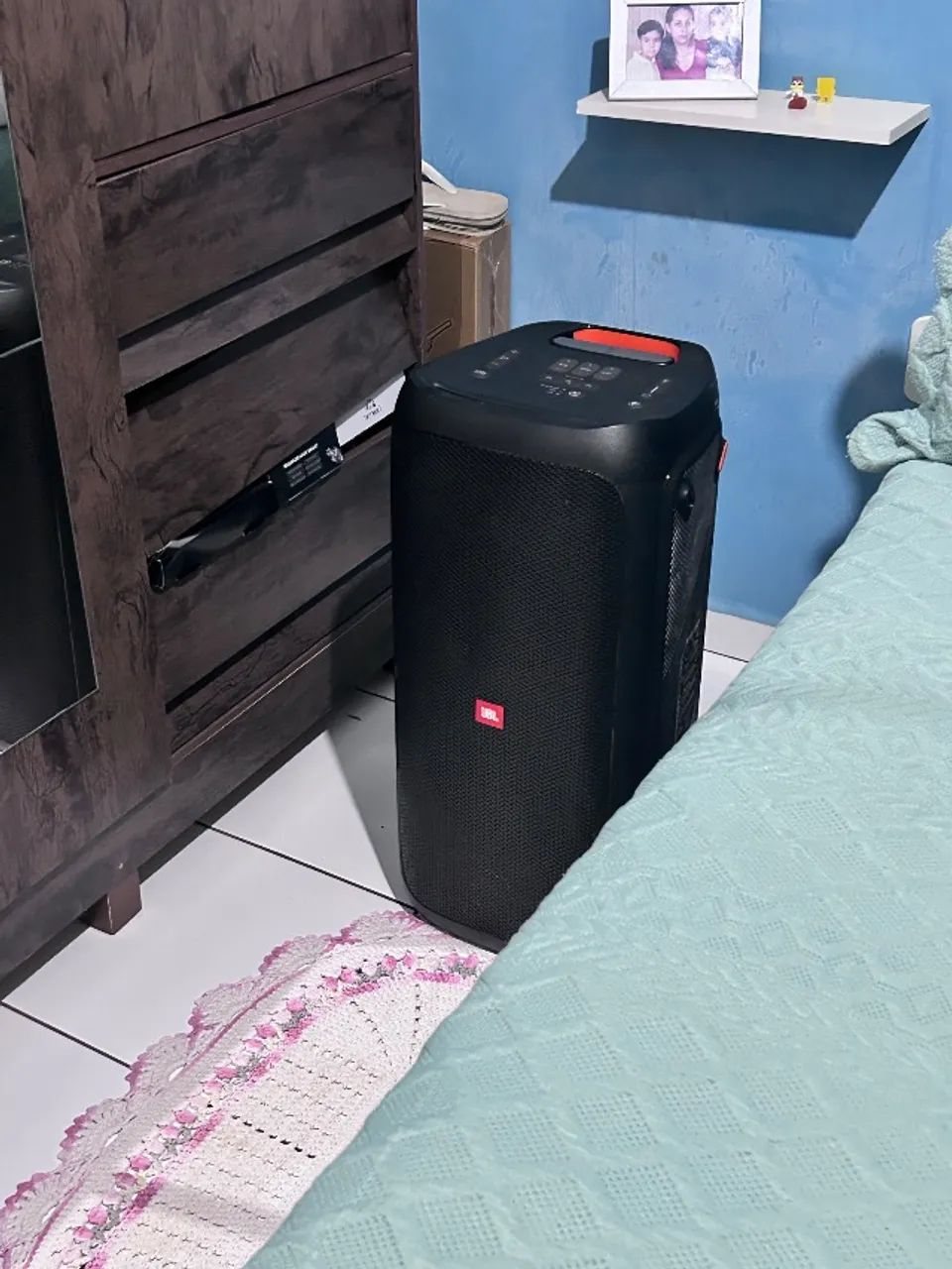 Caixa de Som JBL PartyBox 310 + Microfone Original JBL64520767653890121