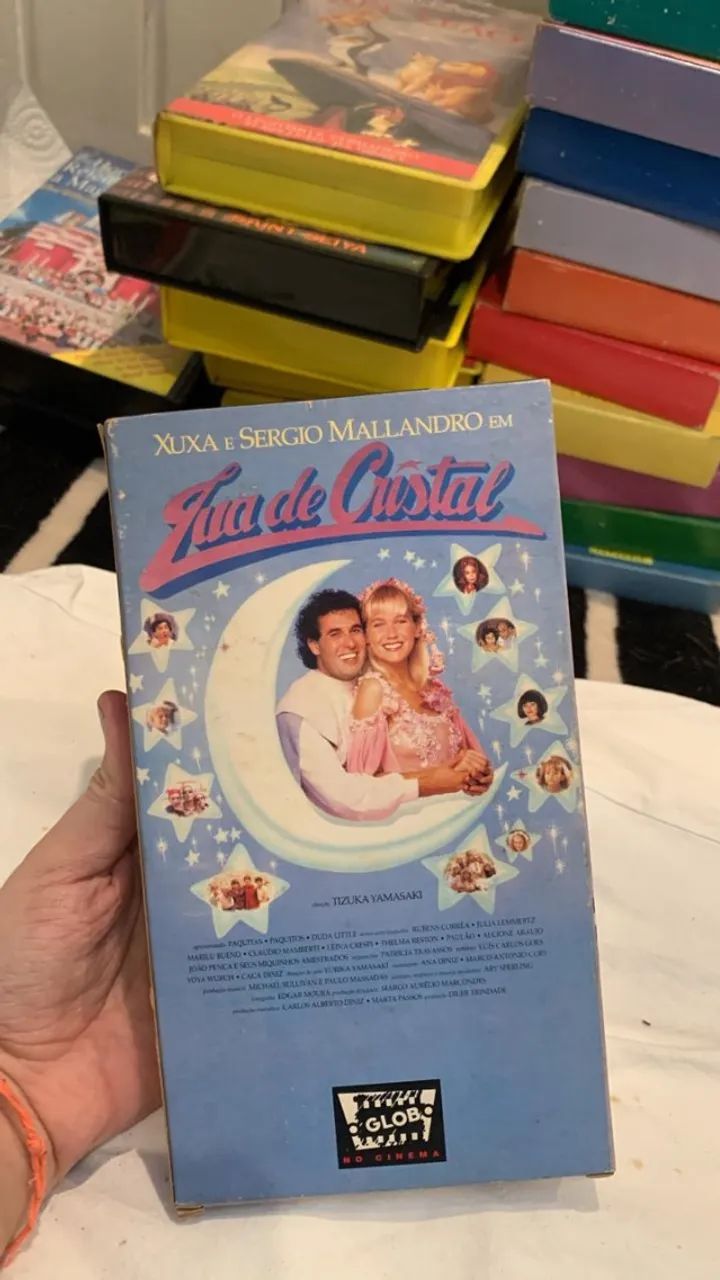 fita vhs lua de cristal xuxa