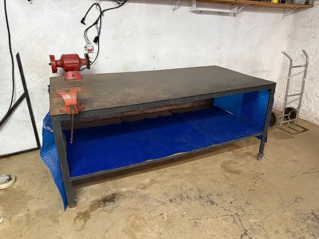 Bancada metalica industrial 2m x 1m