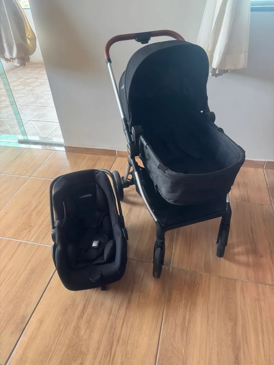 Carrinho e bebê conforto Kiddo casulo click - Foto 5
