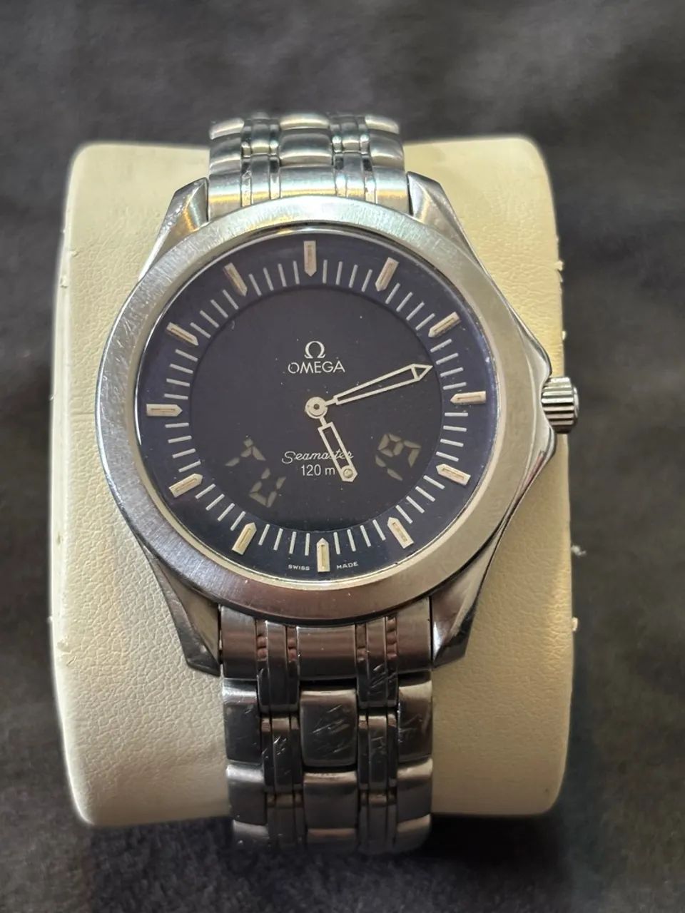 Relógio Omega Seamaster 120 Ana-Digi Impecável!