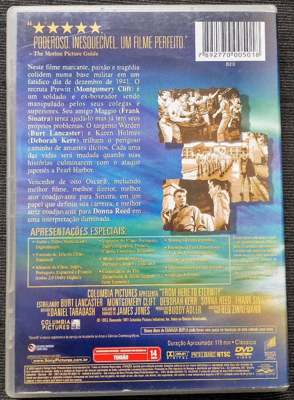 DVD - A Um Passo da Eternidade (From Here to Eternity) - Foto 2