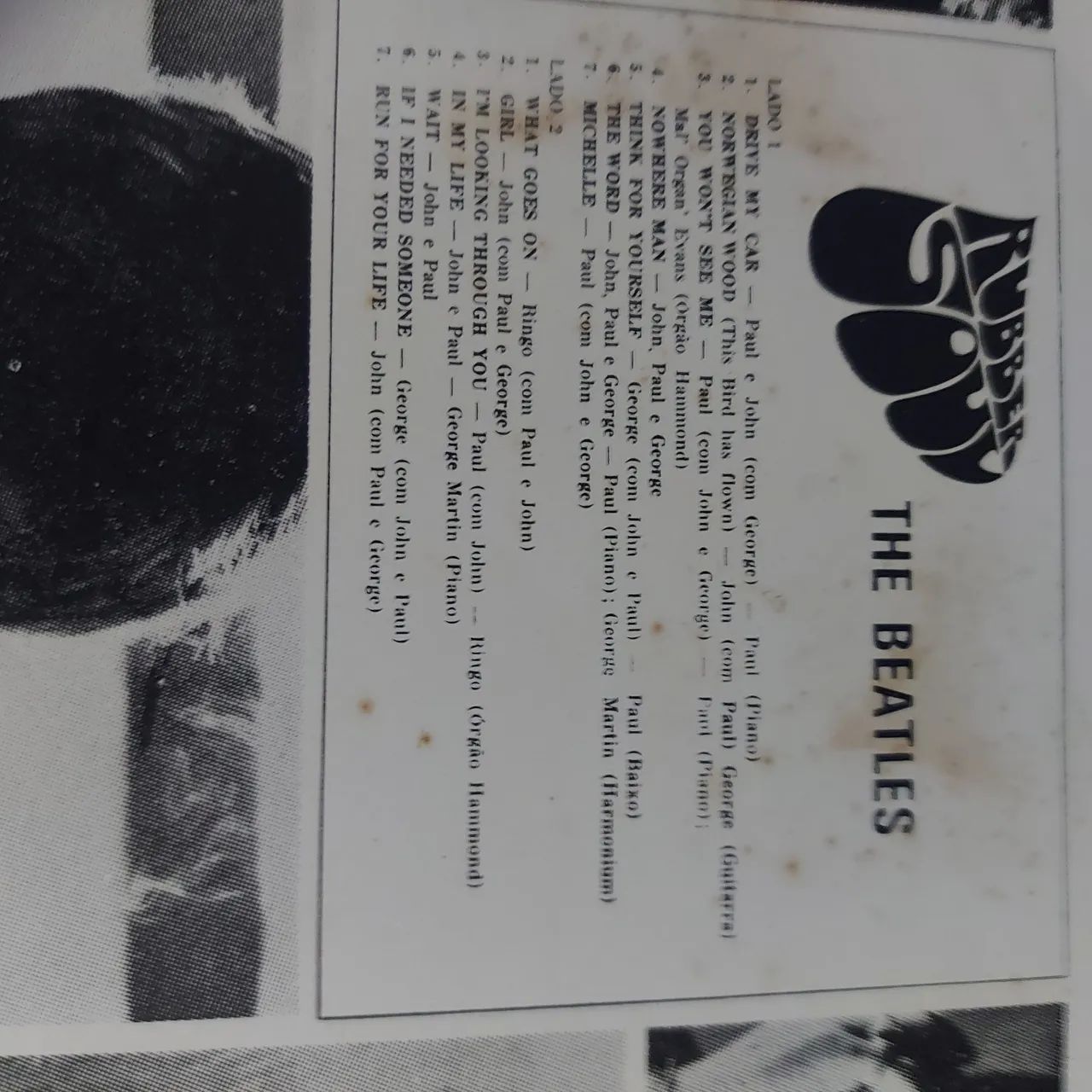 LP The Beatles - Rubber Soul 1° press original RARIDADE  - Foto 4
