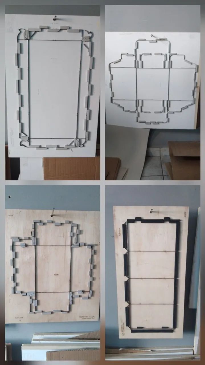 Facas de corte diversas. 15 conjuntos para caixas para bolos, doces, panetone, pizza