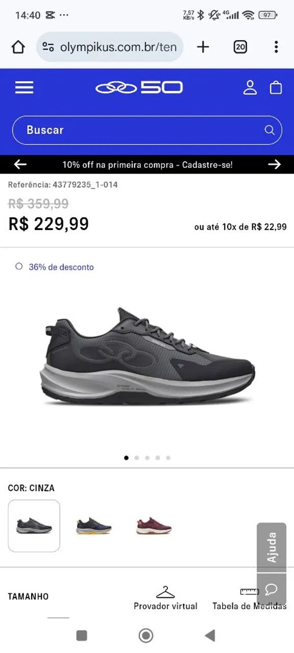 Tênis Neblina - Conforto e Estilo - Foto 2