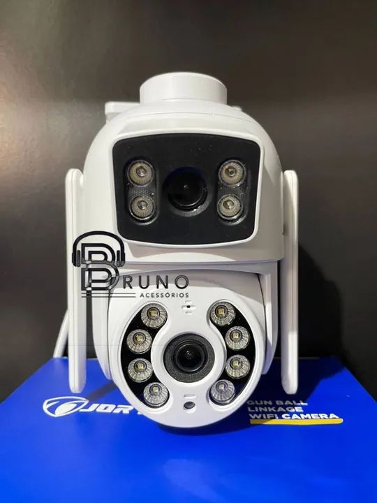 Câmera de Segurança Wi-Fi Lente Dupla a Prova D'água  - Foto 3