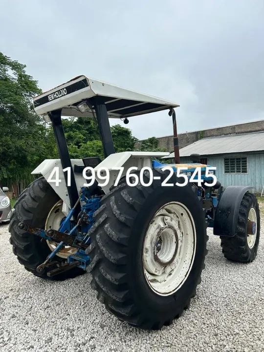 TRATOR NEW HOLLAND 7630 TRAÇADO 4X4 ANO 2000T - Foto 6