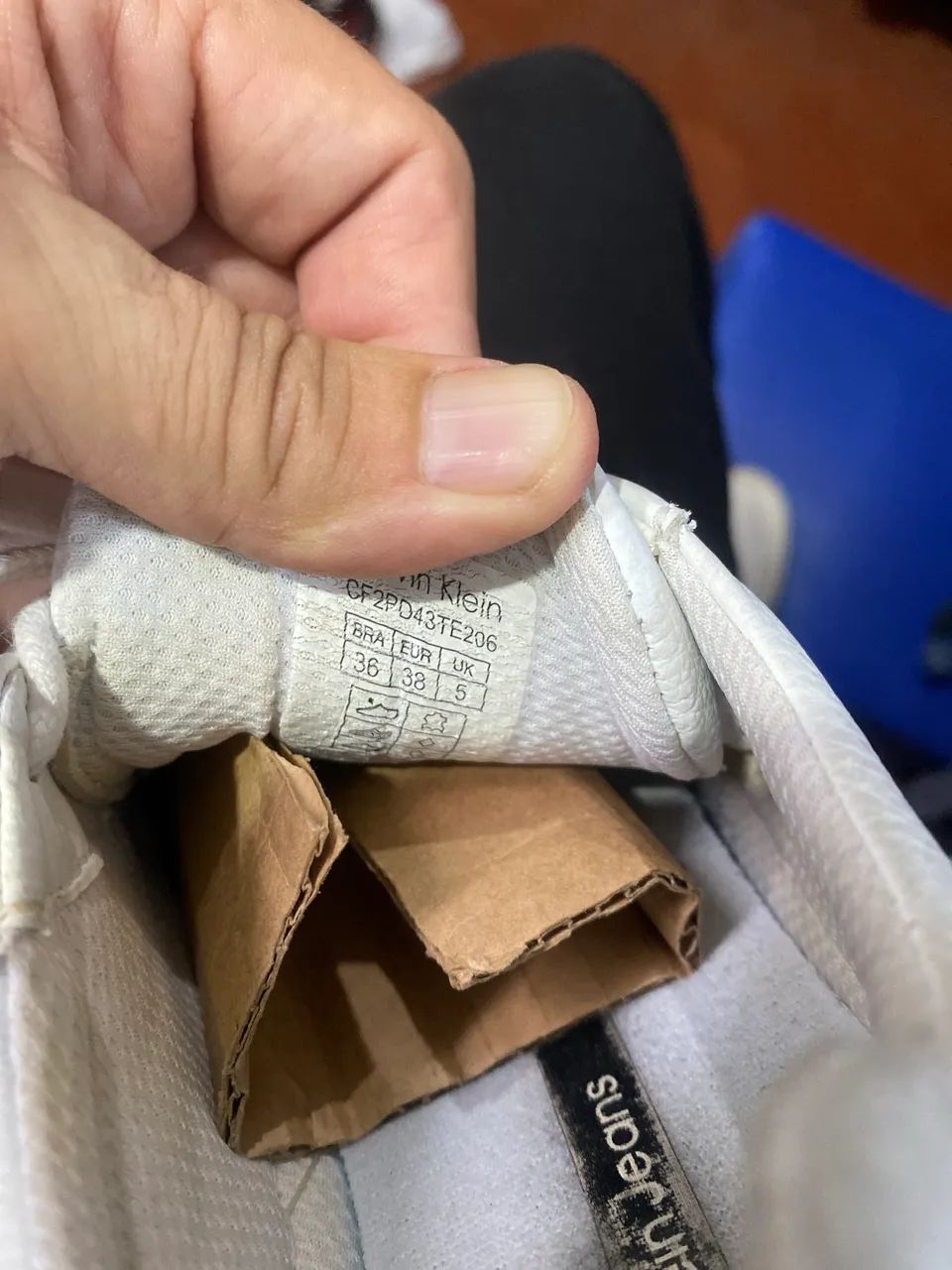 Tênis Calvin Klein Branco nr 36 - Foto 4